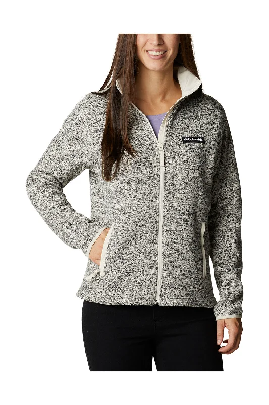 Columbia Womens Sweater Weather Full Zip Jacket - Heather Chalk Wool Jacket Cashmere Jacket Tweed Jacket Columbia Womens Sweater Weather Full Zip Jacket - Heather Chalk Wool Jacket Cashmere Jacket Tweed Jacket