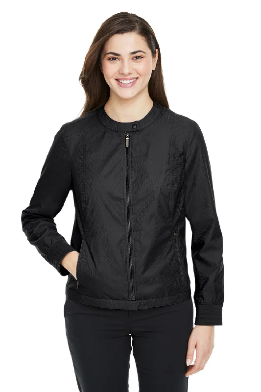 Devon & Jones Womens Vision Club Water Resistant Full Zip Jacket - Black - Closeout Fleece Jacket Down Jacket Feather Jacket Devon & Jones Womens Vision Club Water Resistant Full Zip Jacket - Black - Closeout Fleece Jacket Down Jacket Feather Jacket