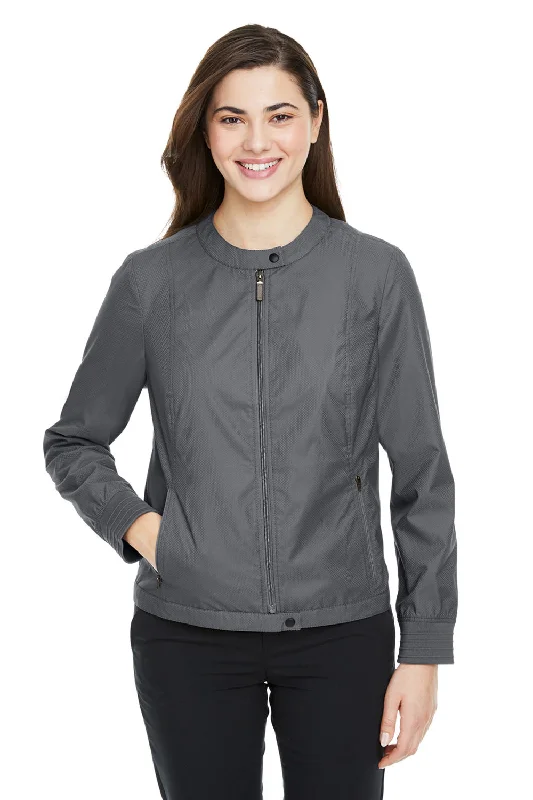 Devon & Jones Womens Vision Club Water Resistant Full Zip Jacket - Graphite Grey - Closeout