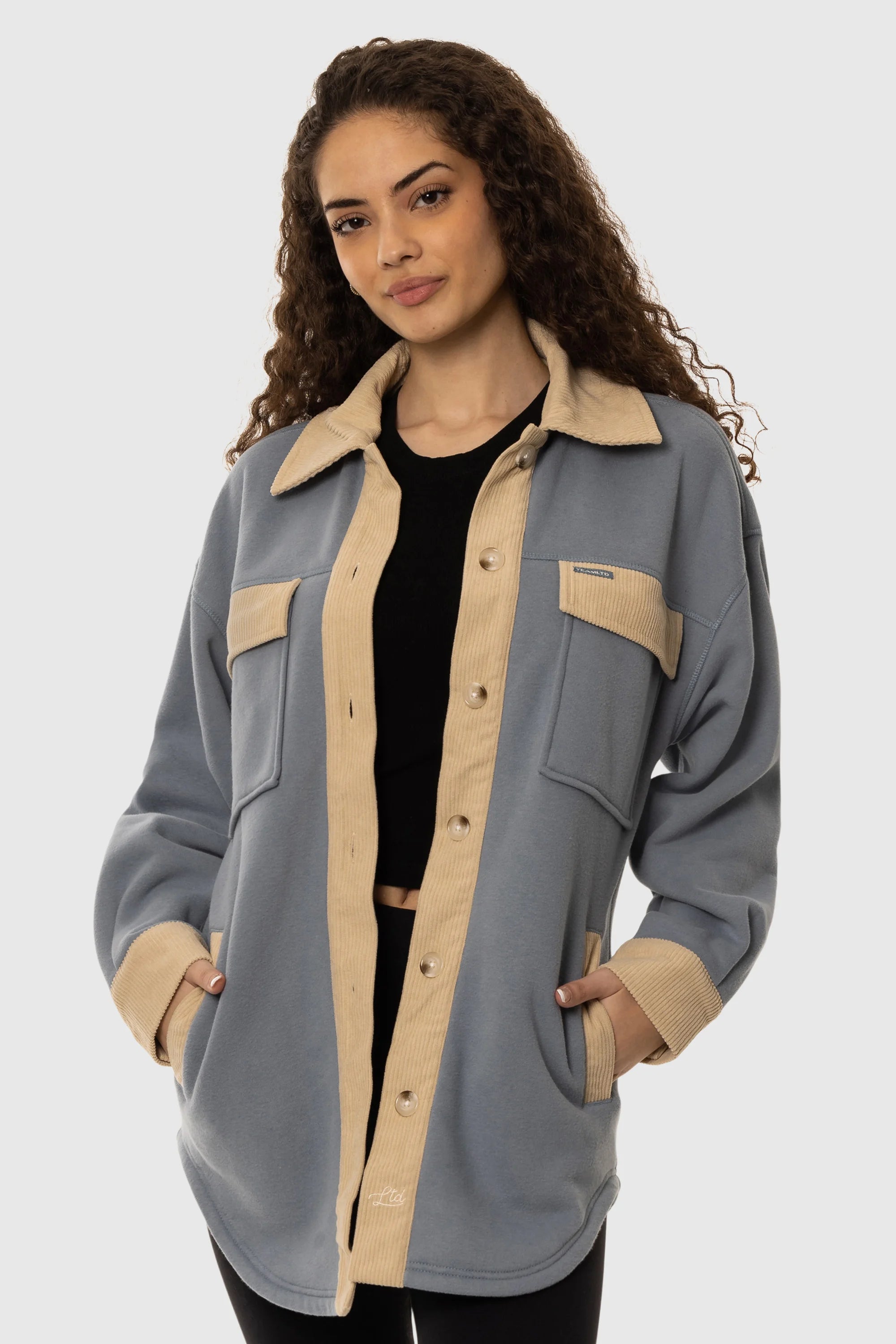 Fleece Scoop Jacket Cardigan Sweater Pullover