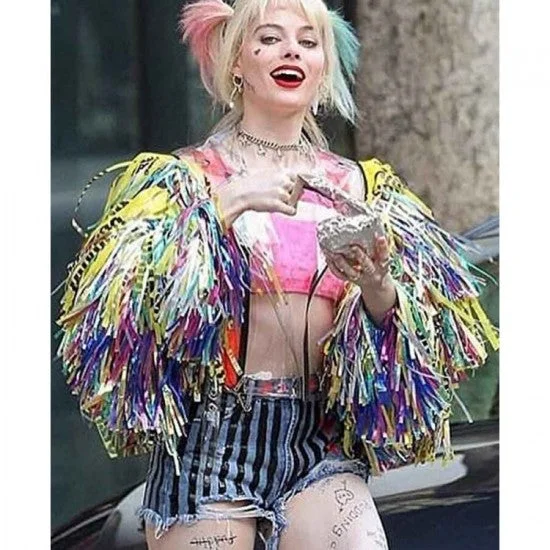 Harley Quinn Birds Of Prey Wings Jacket Striped Jacket Polka Dot Jacket Floral Jacket Harley Quinn Birds Of Prey Wings Jacket Striped Jacket Polka Dot Jacket Floral Jacket