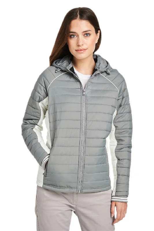 Nautica Womens Nautical Mile Wind & Water Resistant Packable Full Zip Hooded Puffer Jacket - Graphite Grey/Antique White Embroidered Jacket Appliqued Jacket Beaded Jacket Nautica Womens Nautical Mile Wind & Water Resistant Packable Full Zip Hooded Puffer Jacket - Graphite Grey/Antique White Embroidered Jacket Appliqued Jacket Beaded Jacket