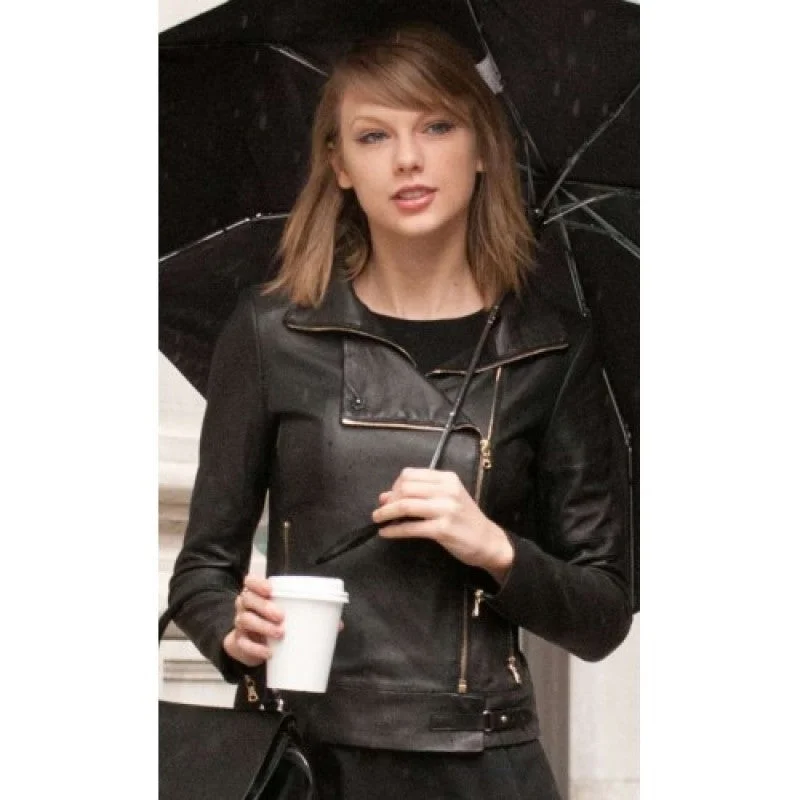 Taylor Swift New York Leather Jacket Anorak Shell Jacket Lightweight Jacket