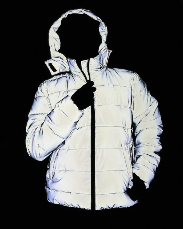 Techwear Reflective Winter Jacket Nylon Jacket Polyester Jacket Spandex Jacket