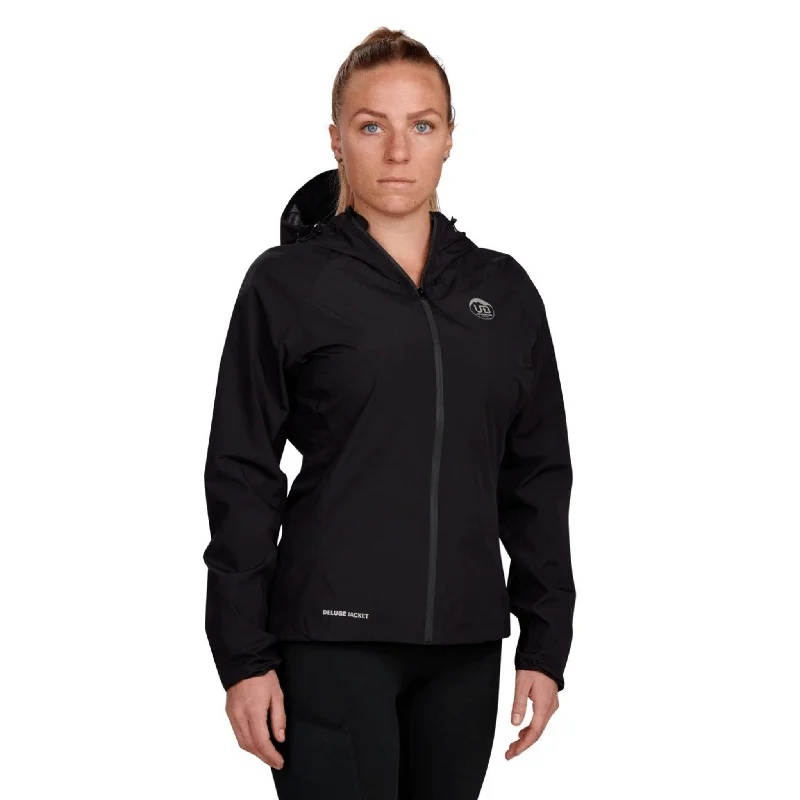 Ultimate Direction Deluge Jacket - Womens A-Line Jacket Boat Neck Shawl Collar