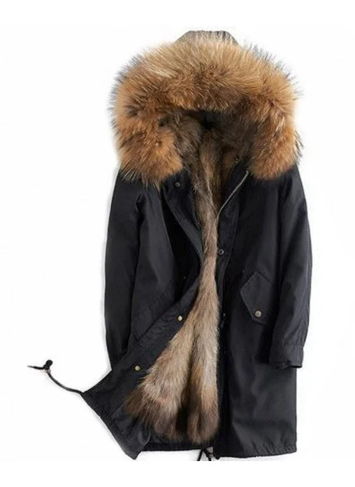 Winter Jacket Coat with Hood Satin Fabric Silk Fabric Chiffon Fabric