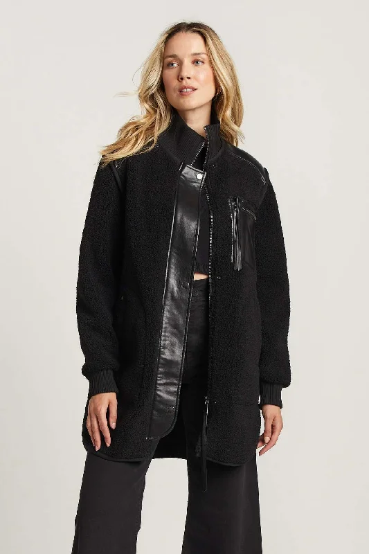 Adroit Atelier Audry Sherpa Coat Long Hooded Anorak