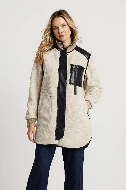 Adroit Atelier Audrey Sherpa Coat Relaxed Fit Blazer