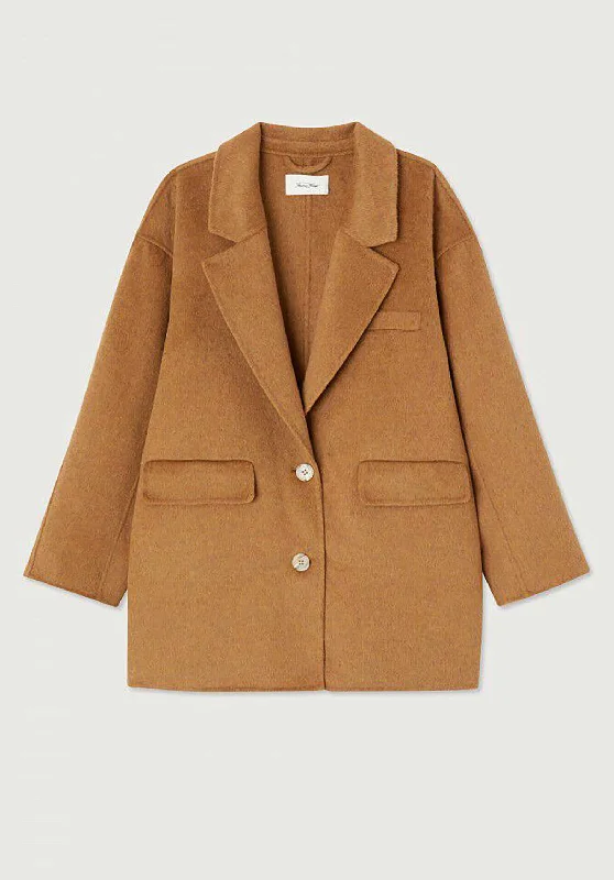Coat Dado17lc Cacahuete-C Adjustable Waist Parka