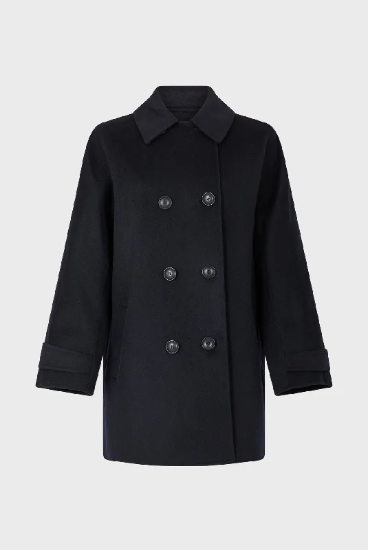 Coat Laurynn Dam02a034 Navy Recycled Down Jacket