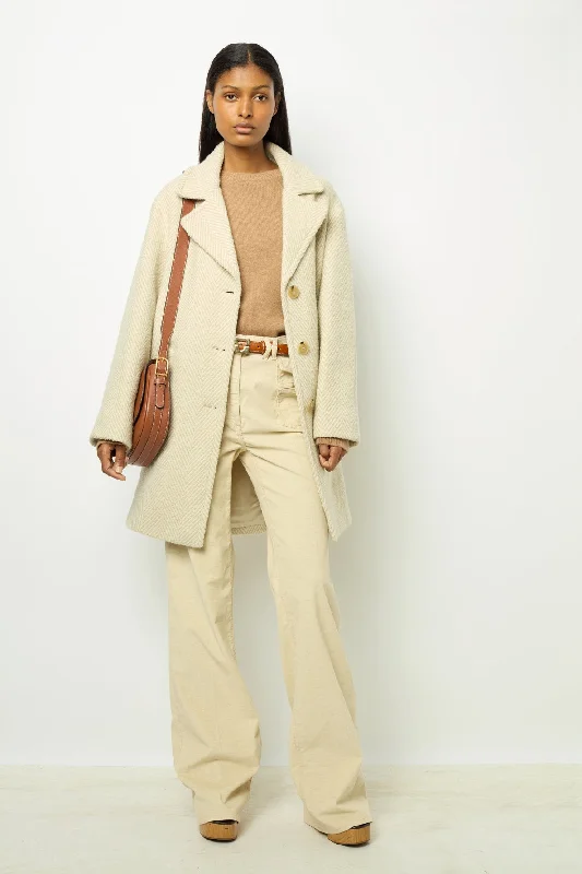 Coat Leonette Dam67a044 Natural Fashionable Blazer Coat