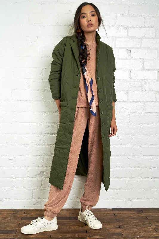 GINNY COAT High-Collar Puffer Coat