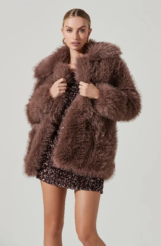 Hadley Faux Fur Coat Insulated Snow Jacket
