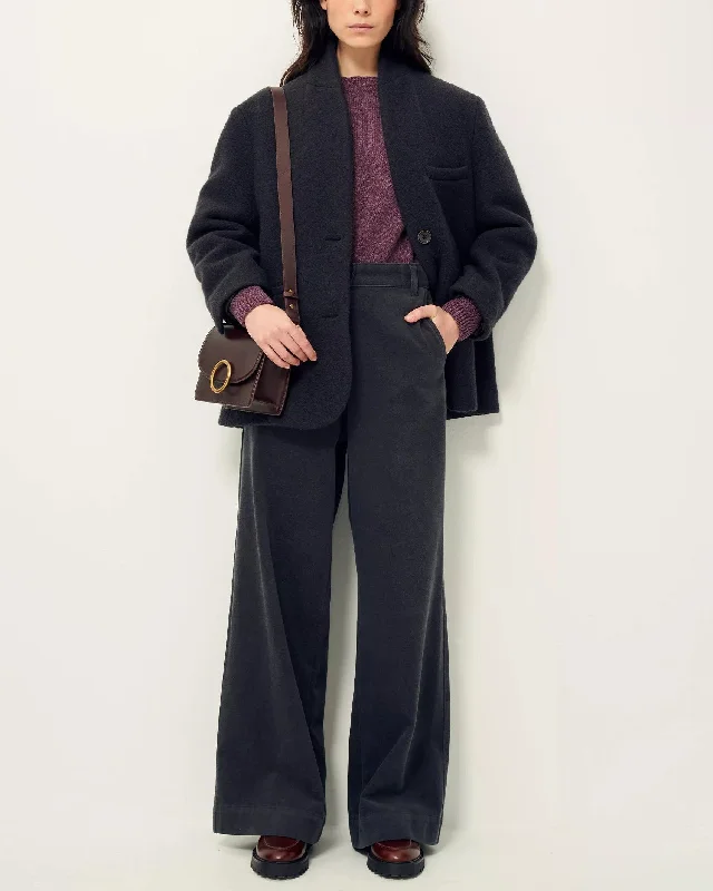Coat Dustin Moonless Open-Knit Duster Coat