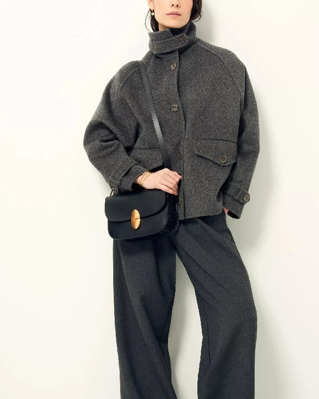 Coat Valley Nevado Graffit Puff Sleeve Overcoat