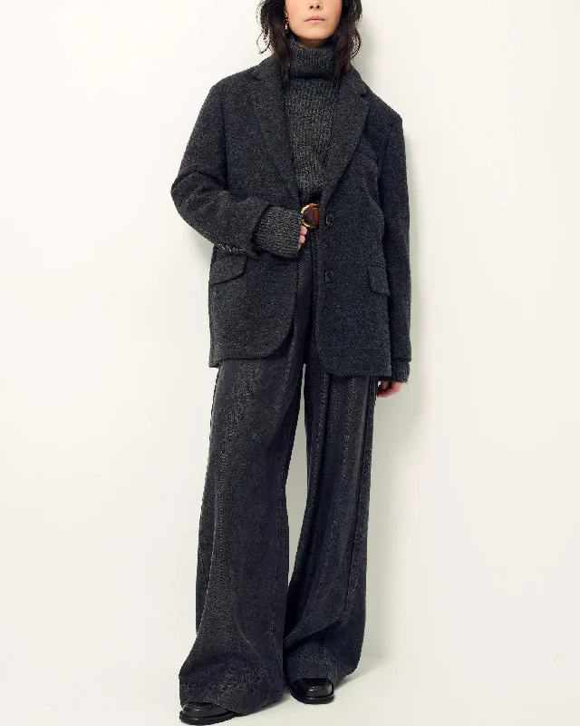 Coat Zachawool Carbonella Cropped Tweed Jacket