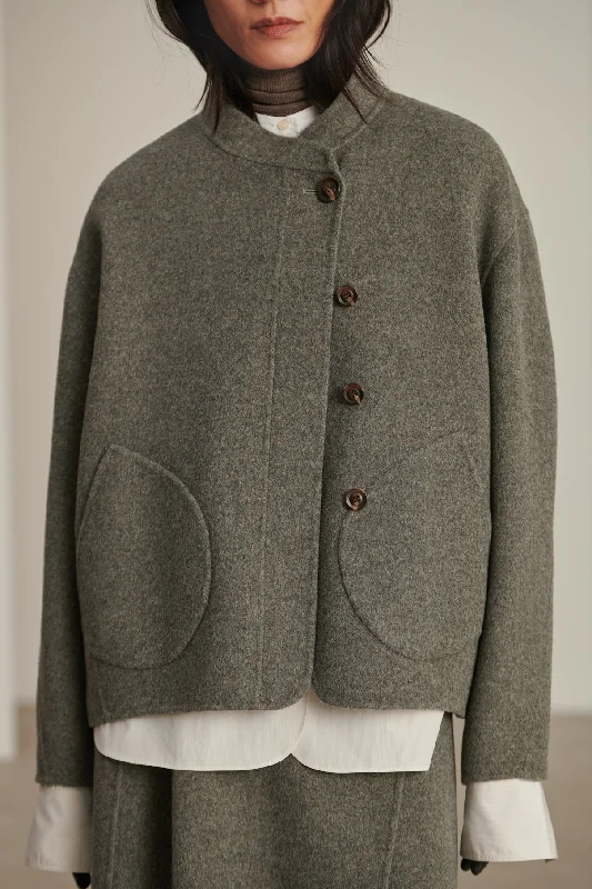 Coat Windsor Gris-Clair-Chine Functional Travel Jacket