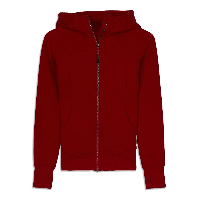 Scuba Hoodie - Resale Hoodie with Mock Neck Collared Structured
