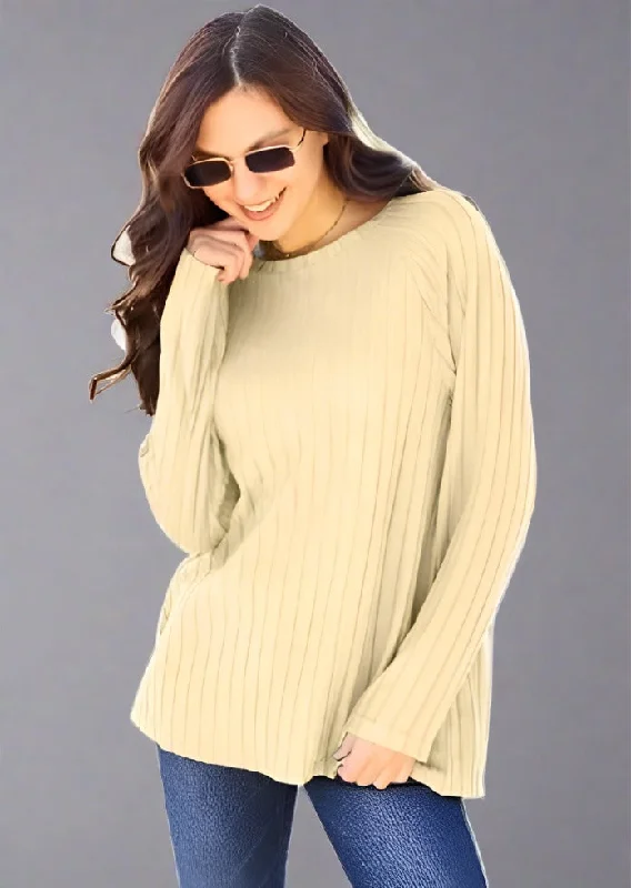 Basic Bae Rayon Long Sleeve Knit Sweater Top