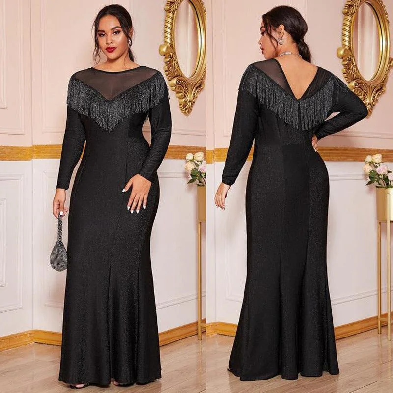 Women Plus Size Evening Party Prom Long Dress Tunics Spring floral