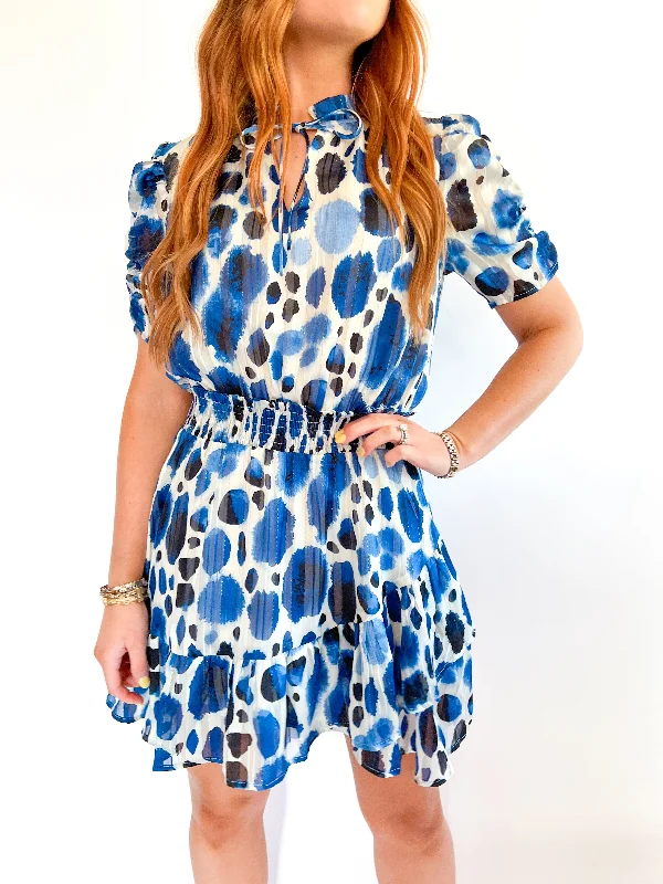 Ruched Sleeve Cinched Waist Dress Tunics Business professional