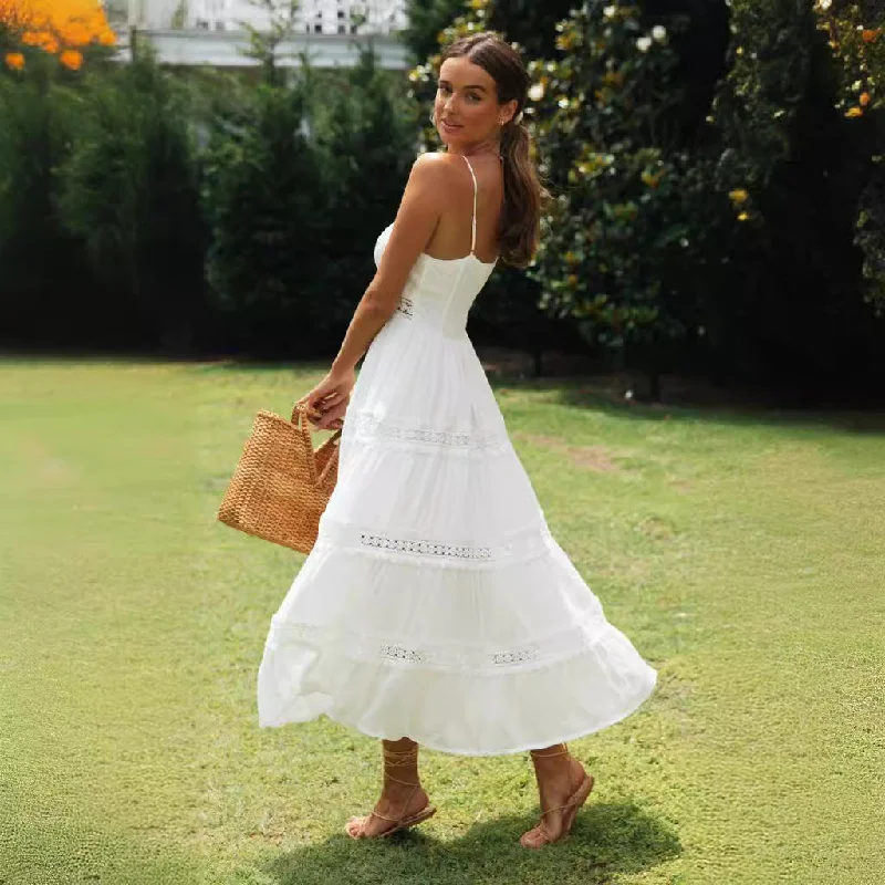 Summer Bohemia Vacation Long Dresses Tunics Distressed trendy