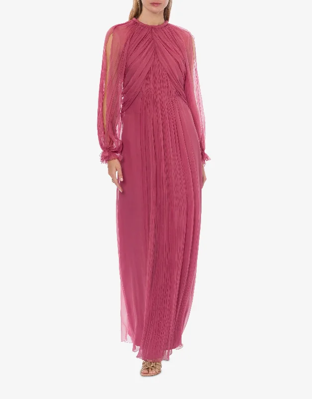 Long Dress In Organic Chiffon Tunics Vintage classic