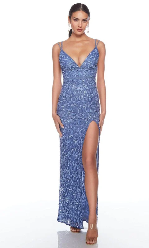Alyce Paris 88005 - Beaded Open Back Evening Gown