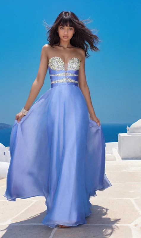 Strapless Sweetheart La Femme Long Prom Dress 20921